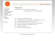 Tablet Screenshot of gudrunmehring.de